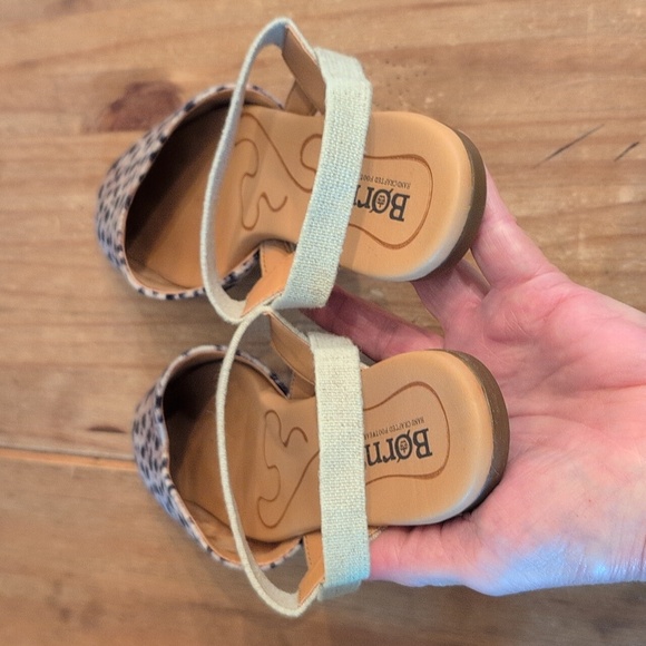 Born Coco Comfort Slingback Flats W/ Leopard Print, Size 7 Medium - Picture 6 of 9